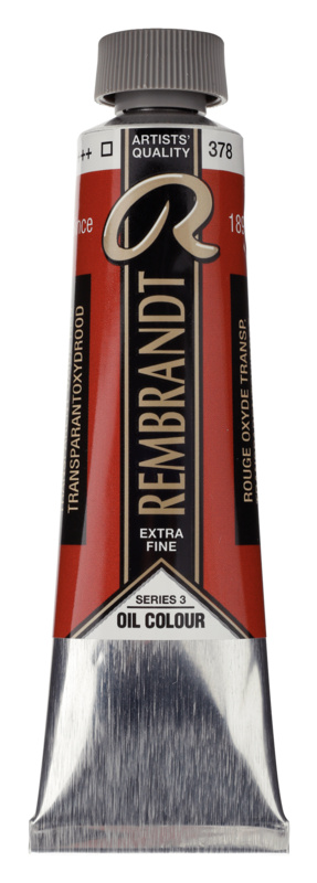 REMBRANDT REMBRANDT HUILE EXTRA-FINE 40ML ROUGE OXYDE TRANSP