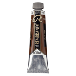 REMBRANDT Couleur à l'Huile Tube 40 ml Bitume 414