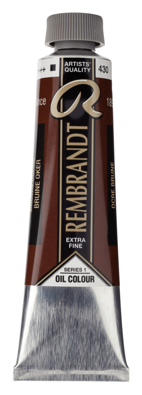 REMBRANDT Couleur à l'Huile Tube 40 ml Ocre Brune 430