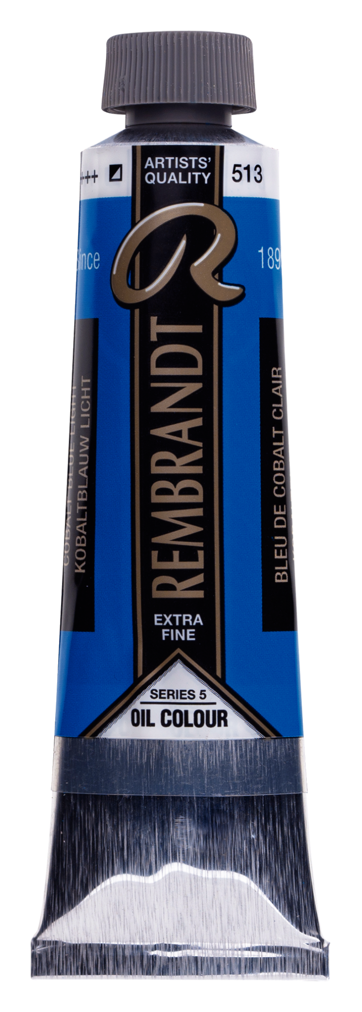 REMBRANDT Couleur à l'Huile Tube 40 ml Bleu de Cobalt Clair 513