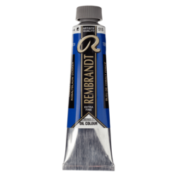 REMBRANDT Couleur à l'Huile Tube 40 ml Bleu de Cobalt Foncé 515