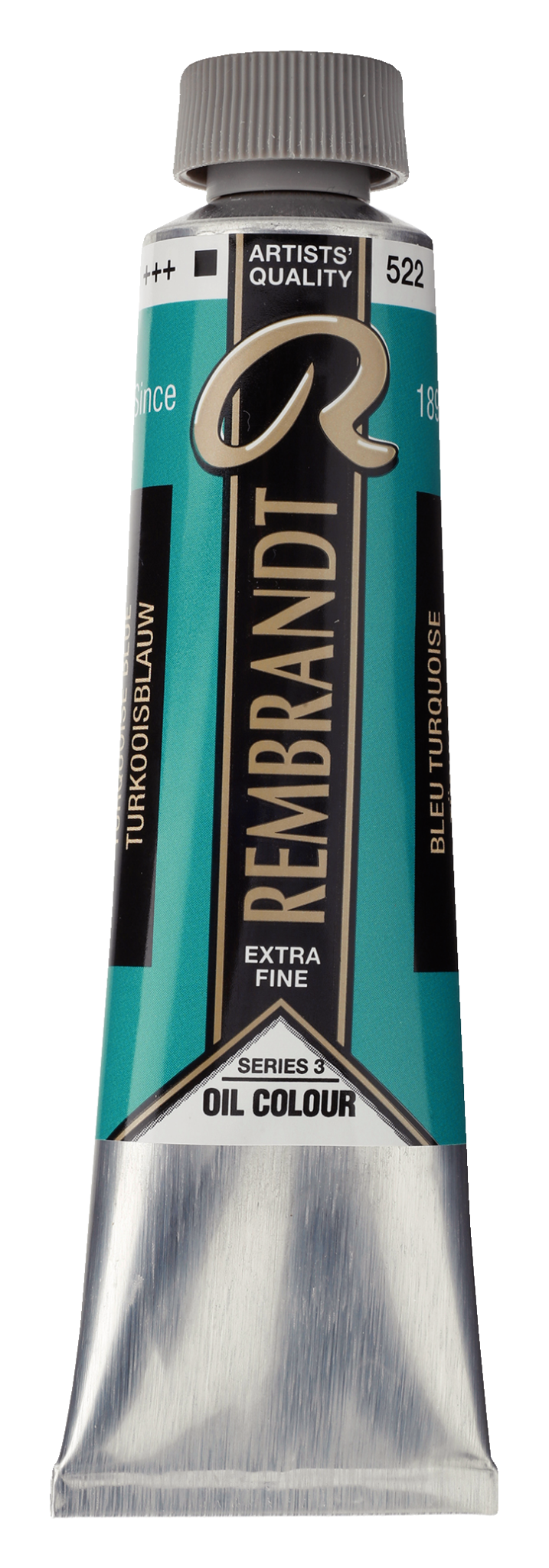 REMBRANDT Couleur à l'Huile Tube 40 ml Bleu Turquoise 522