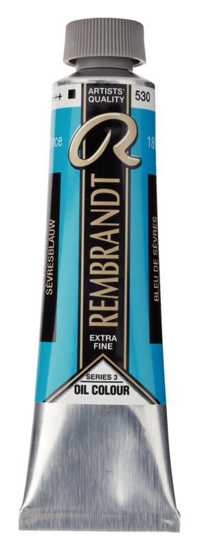 REMBRANDT Couleur à l'Huile Tube 40 ml Bleu de Sèvres 530