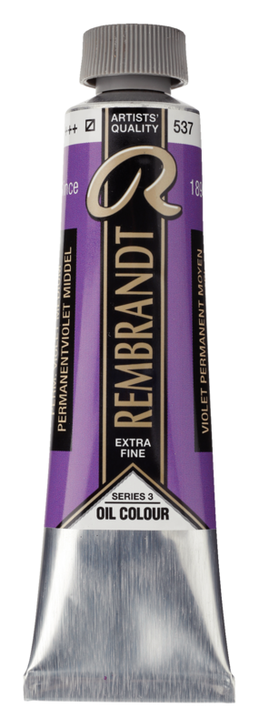 REMBRANDT Couleur à l'Huile Tube 40 ml Violet Permanent Moyen 537