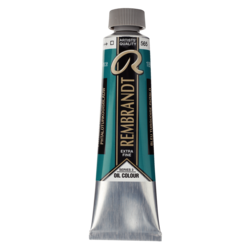 REMBRANDT Couleur à l'Huile Tube 40 ml Bleu Turquoise Phtalo 565