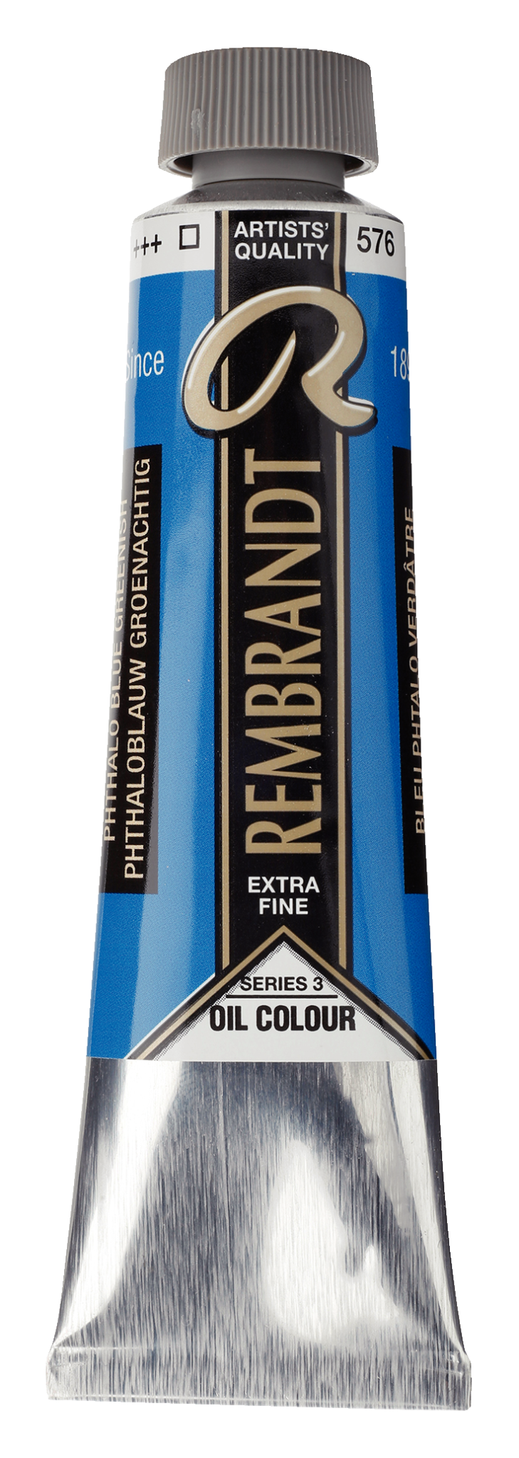 REMBRANDT Couleur à l'Huile Tube 40 ml Bleu Phtalo Verdâtre 576