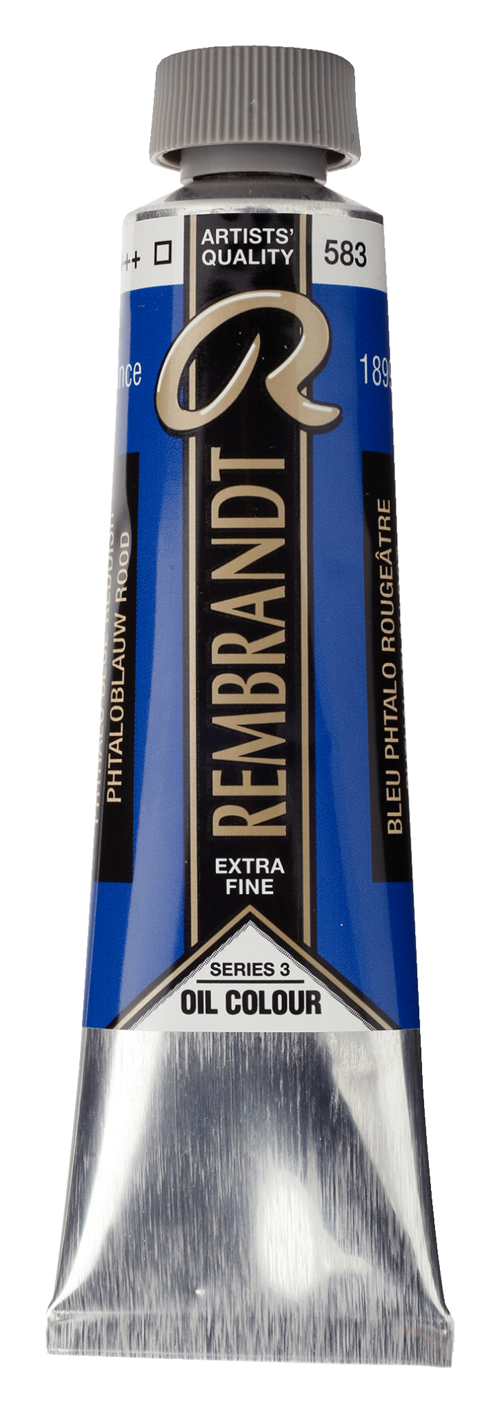 REMBRANDT Couleur à l'Huile Tube 40 ml Bleu Phtalo Rougeâtre 583