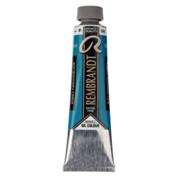 REMBRANDT Couleur à l'Huile Tube 40 ml Bleu Turquoise Cobalt 586