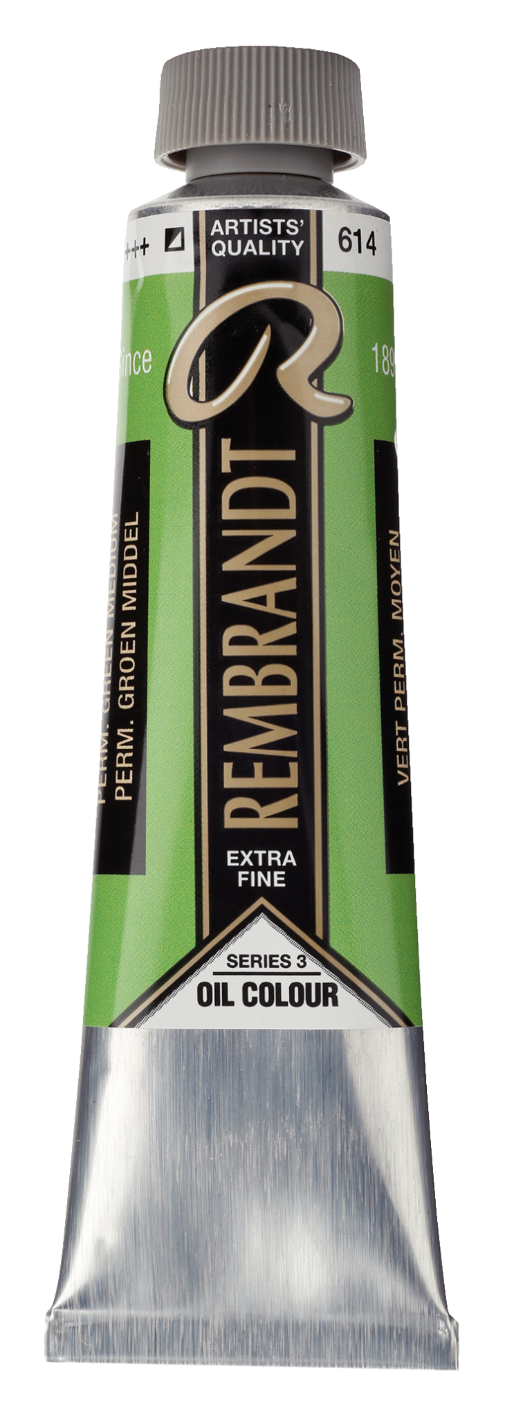 REMBRANDT Couleur à l'Huile Tube 40 ml Vert Permanent Moyen 614