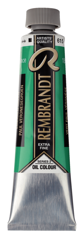 REMBRANDT Couleur à l'Huile Tube 40 ml Vert Paul Véronèse 615