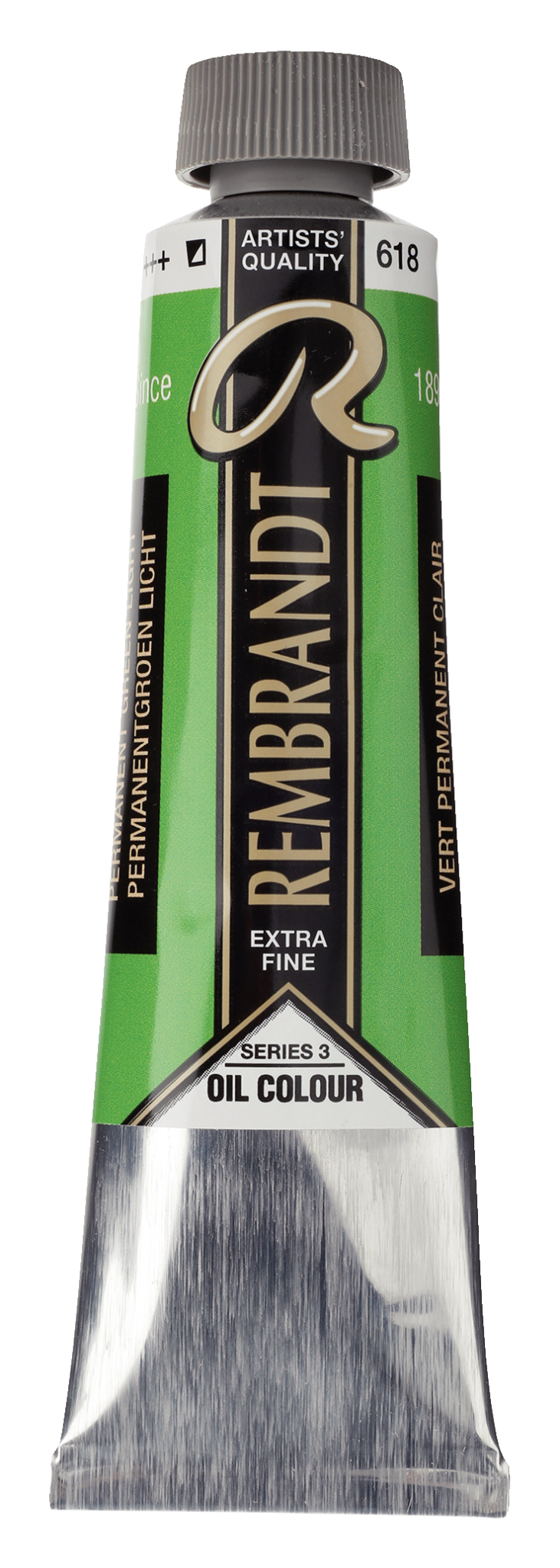 REMBRANDT Couleur à l'Huile Tube 40 ml Vert Permanent Clair 618