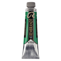 REMBRANDT Couleur à l'Huile Tube 40 ml Vert Permanent Foncé 619