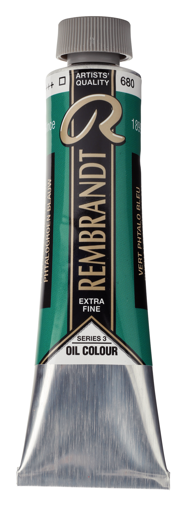 REMBRANDT Couleur à l'Huile Tube 40 ml Vert Phtalo Bleuâtre 680