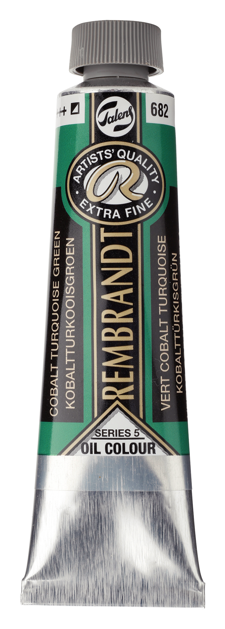 REMBRANDT Couleur à l'Huile Tube 40 ml Vert Turquoise Cobalt 682