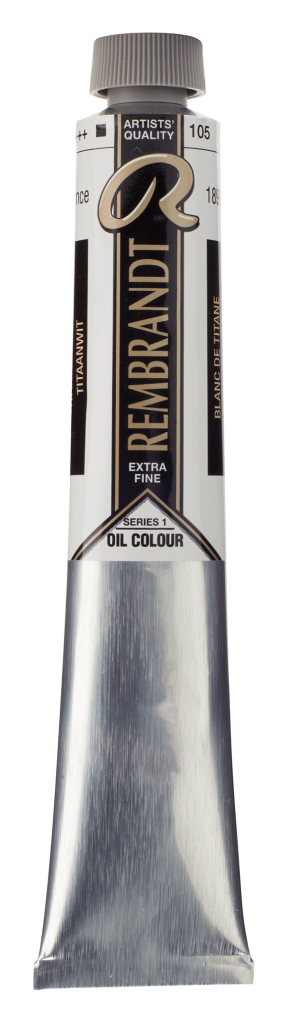 REMBRANDT Couleur à l'Huile Tube 60 ml Blanc De Titane (L'Huile De Carthame) 105