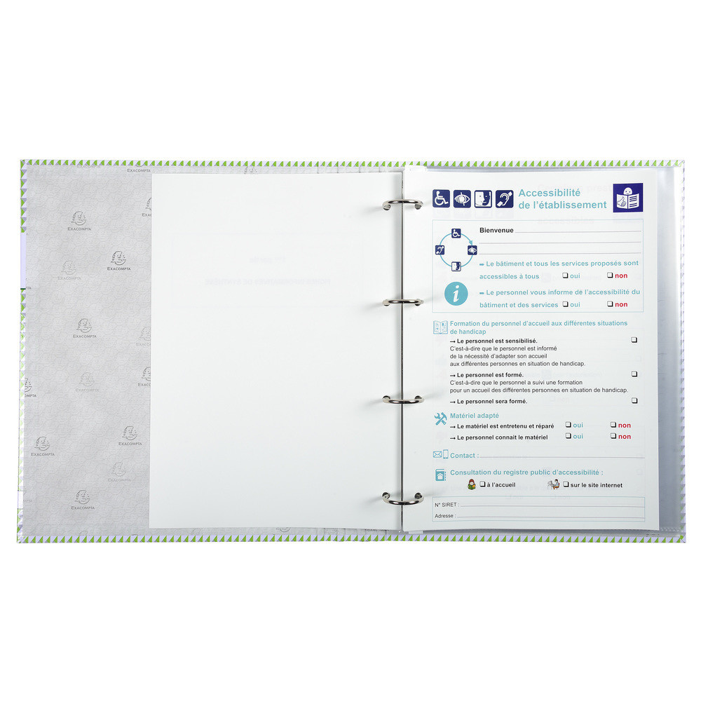 EXACOMPTA Registre Public D'Accessibilité Erp