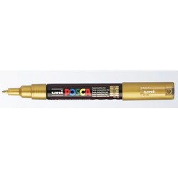 UNI-BALL Posca Marqueur pointe conique extra-fine PC1MC Or