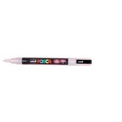 UNI-BALL Posca Marqueur pointe conique fine en plastique PC3ML Rose Pailleté