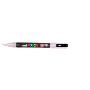 UNI-BALL POSCA MARQUEUR PC-3ML Pointe fine Rose Pailleté