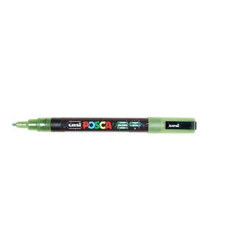 UNI-BALL Posca Marqueur pointe conique fine en plastique PC3ML Vert Foncé Pailleté