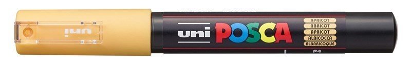 UNI-BALL POSCA MARQUEUR PC-1MC Pointe extra-fine Abricot