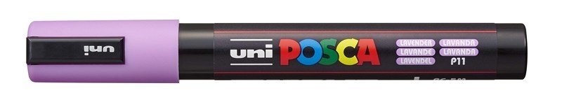 UNI-BALL POSCA MARQUEUR PC-5M Pointe moyenne Lavande