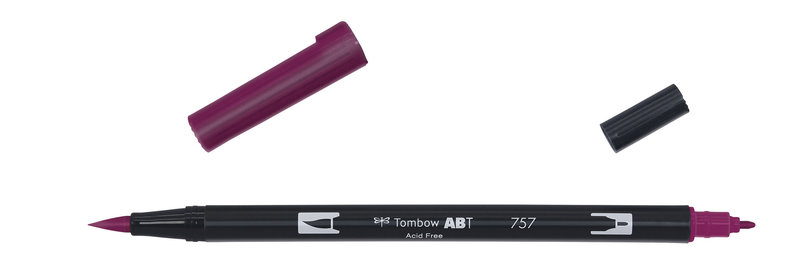 TOMBOW TOMBOW FEUTRE DOUBLE-PORT RED-757