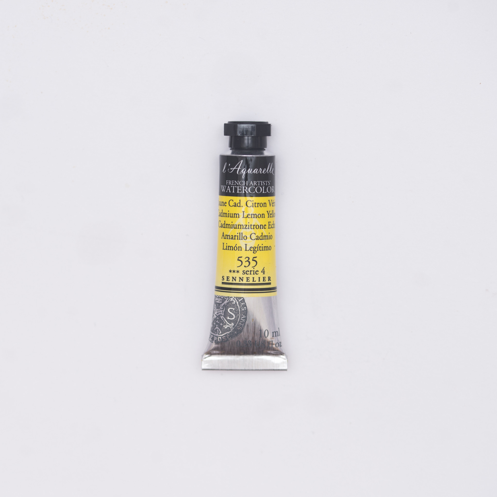 SENNELIER Aquarelle Extra fine Tube 10ml Jaune Cadmium Citron Véritable S4