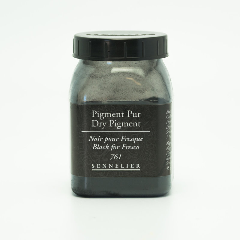 SENNELIER Pigment Pot 200ml Noir Pour Fresque - 35g
