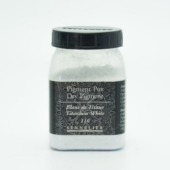 SENNELIER Pigment Pot 200ml Blanc de Titane - 140g