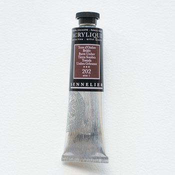 SENNELIER Acrylique Extra fine Tube 60ml Terre d'Ombre Brûlée S1