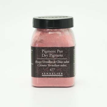 SENNELIER Pigment Pot 200ml Rouge Vermillon de Chine Substitut- 100g