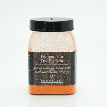 SENNELIER Pigment Pot 200ml Jaune Cadmium Orange Véritable - 120g