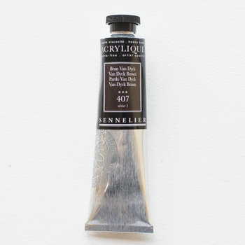 SENNELIER Acrylique Extra fine Tube 60ml Brun Van Dyck S1