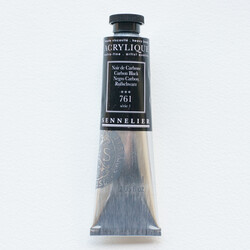 SENNELIER Acrylique Extra fine Tube 60ml Noir de Carbone S1