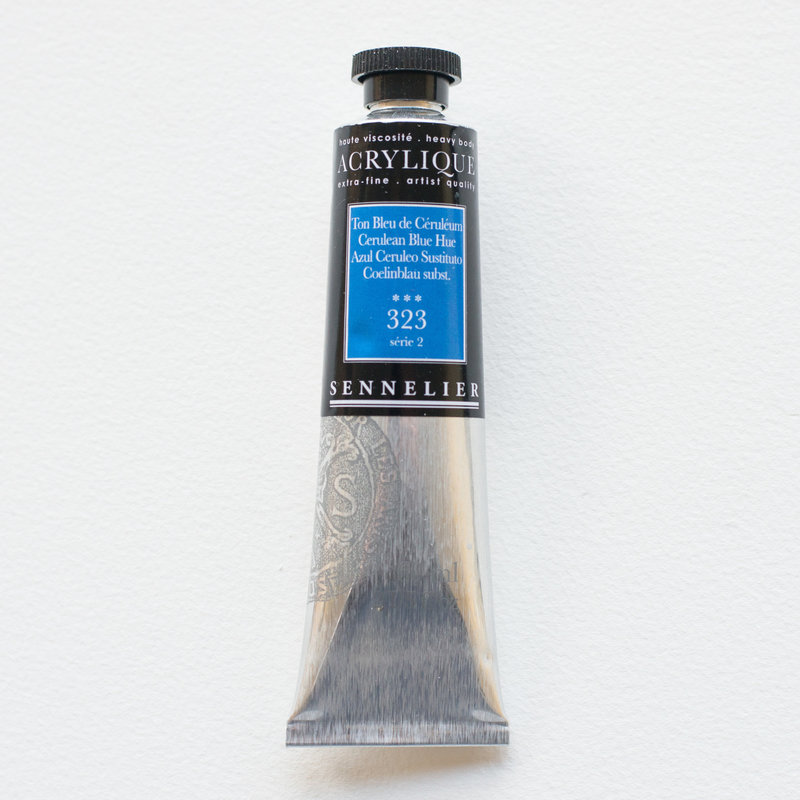 SENNELIER Acrylique Extra fine Tube 60ml Ton Bleu de Céruléum S2