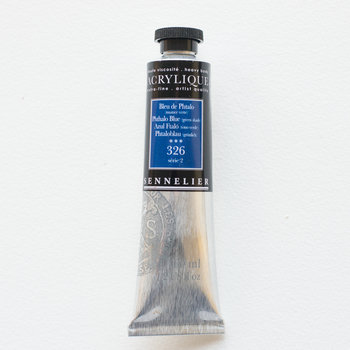 SENNELIER Acrylique Extra fine Tube 60ml Bleu de Phtalo Nuance Verte S2