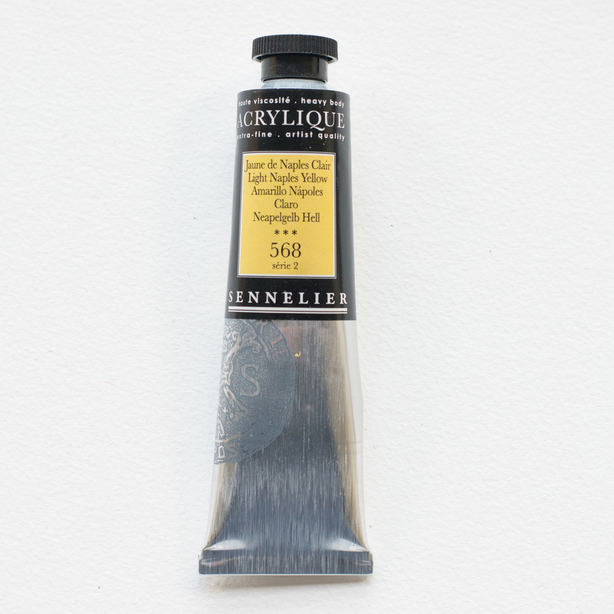 SENNELIER Acrylique Extra fine Tube 60ml Jaune de Naples Clair S2