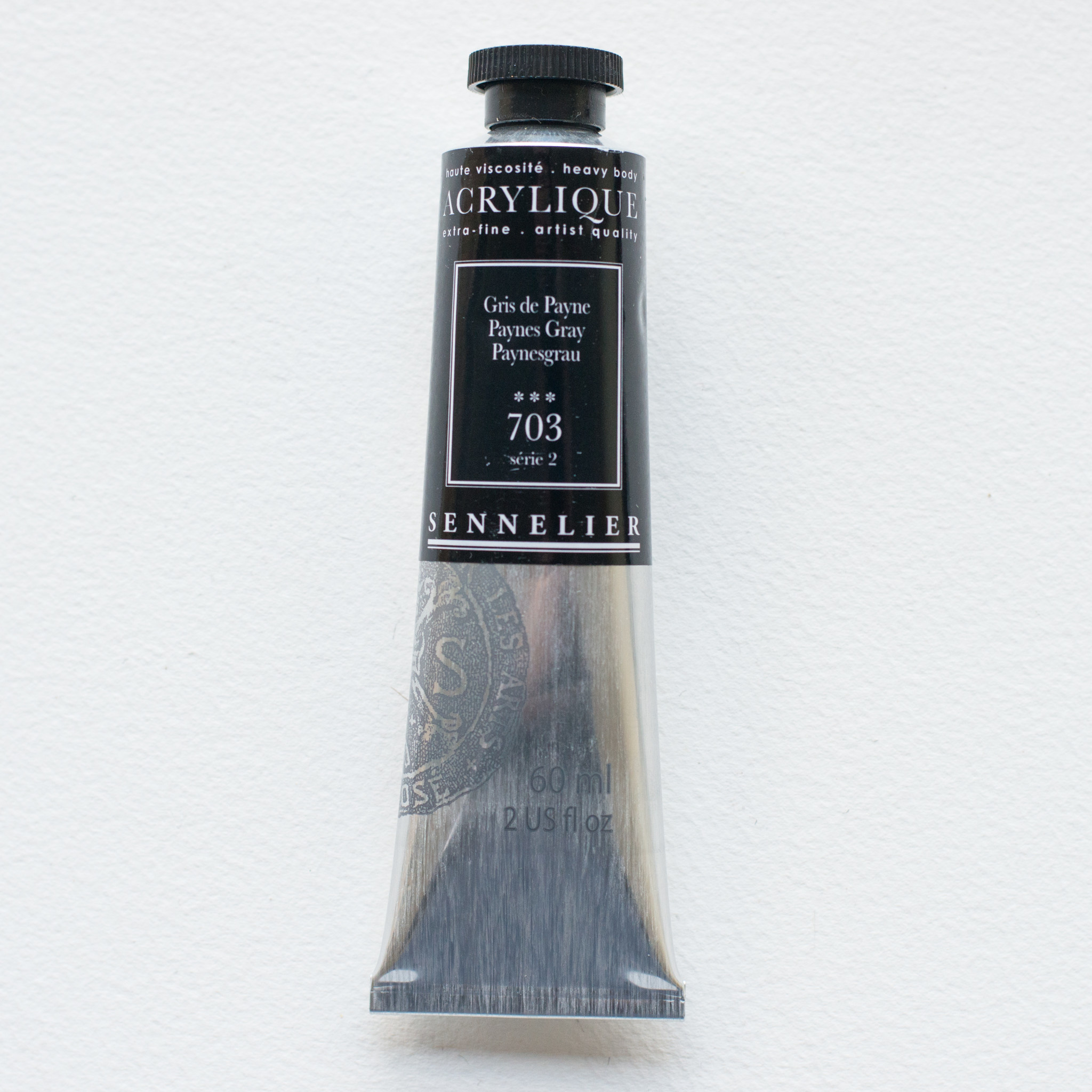SENNELIER Acrylique Extra fine Tube 60ml Gris de Payne S2