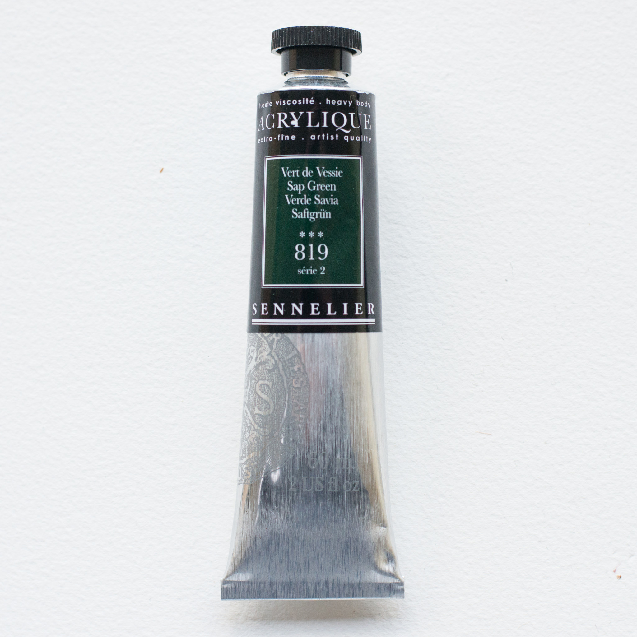 SENNELIER Acrylique Extra fine Tube 60ml Vert de Vessie S2