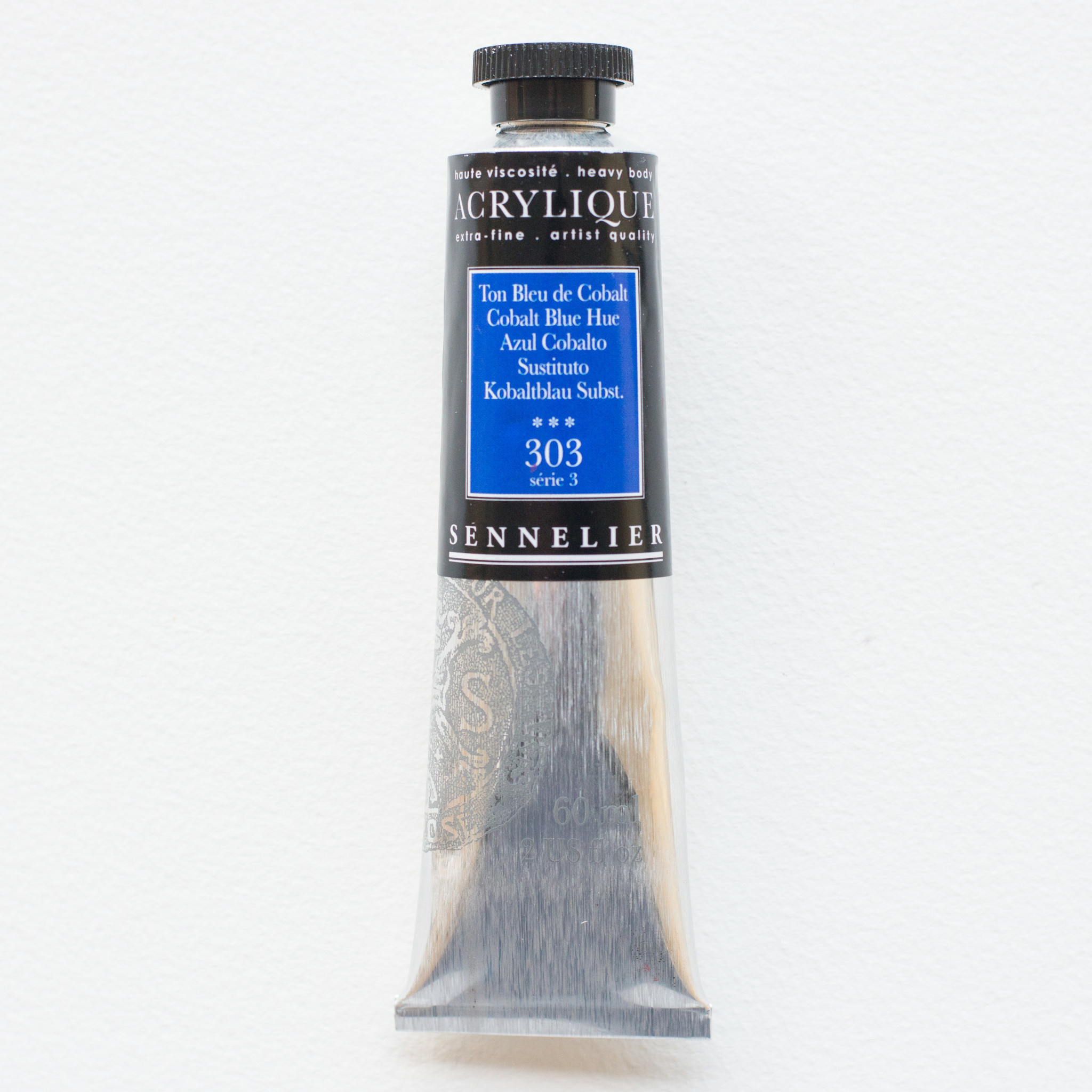 SENNELIER Acrylique Extra fine Tube 60ml Ton Bleu de Cobalt S3