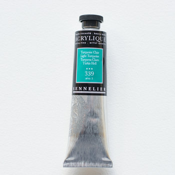 SENNELIER Acrylique Extra fine Tube 60ml Turquoise Clair S3