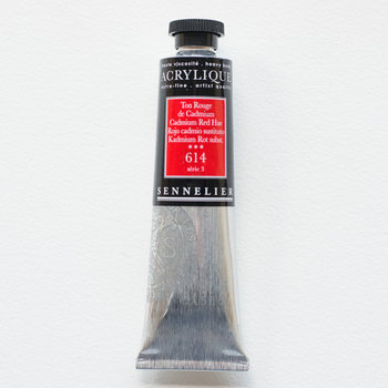 SENNELIER Acrylique Extra fine Tube 60ml Ton Rouge de Cadmium S3