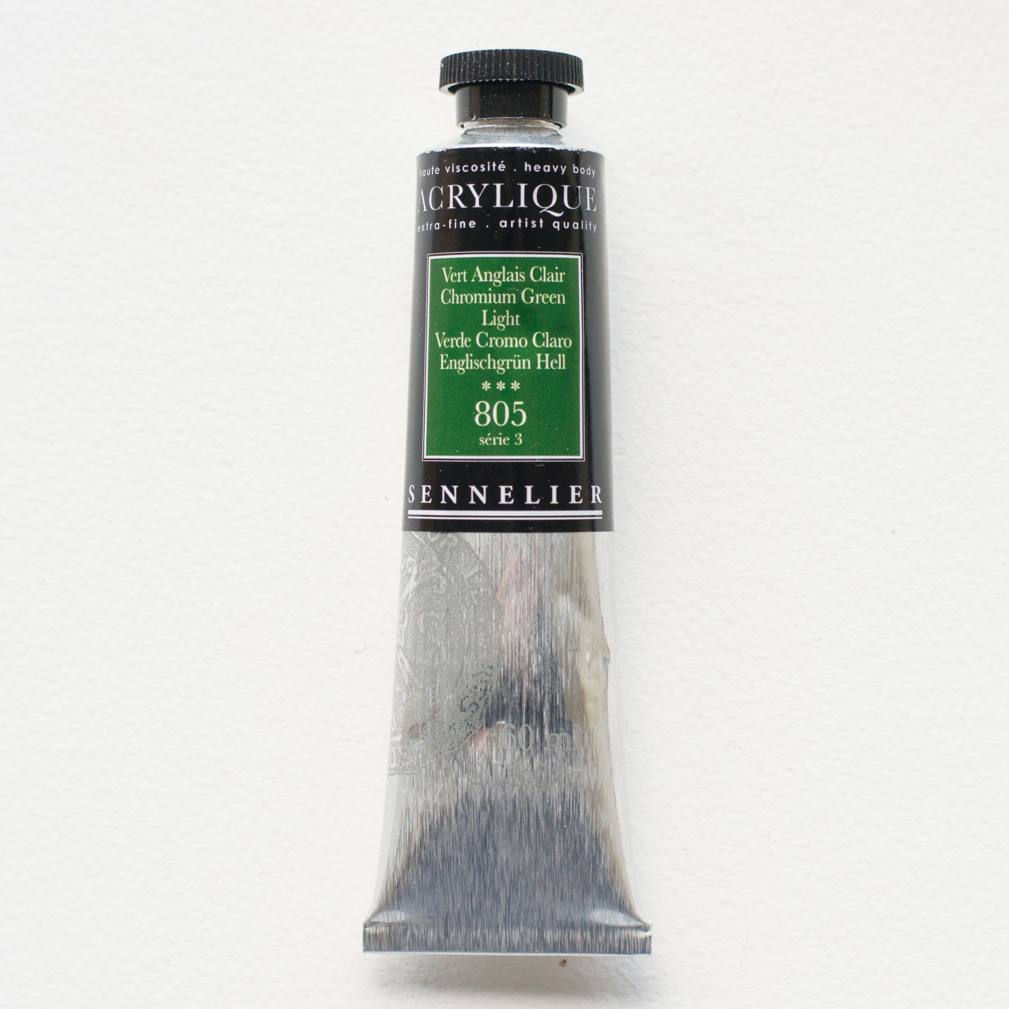 SENNELIER Acrylique Extra fine Tube 60ml Vert Anglais Clair S3