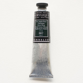 SENNELIER Acrylique Extra fine Tube 60ml Vert Anglais Foncé S3
