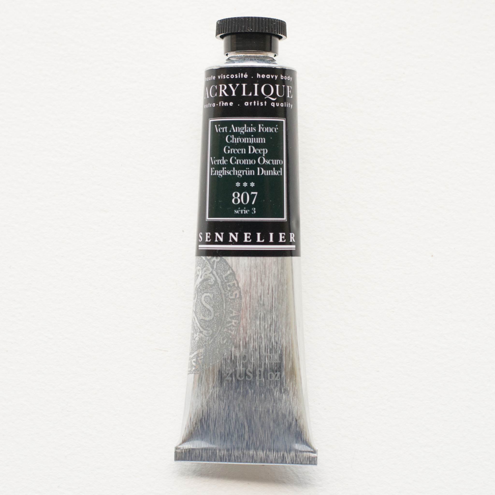SENNELIER Acrylique Extra fine Tube 60ml Vert Anglais Foncé S3