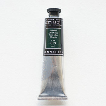 SENNELIER Acrylique Extra fine Tube 60ml Vert Olive S3