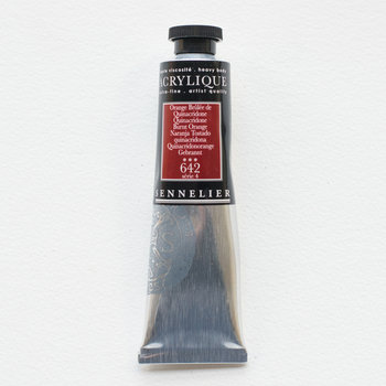 SENNELIER Acrylique Extra fine Tube 60ml Orange Brûlée de Quinacridone S4