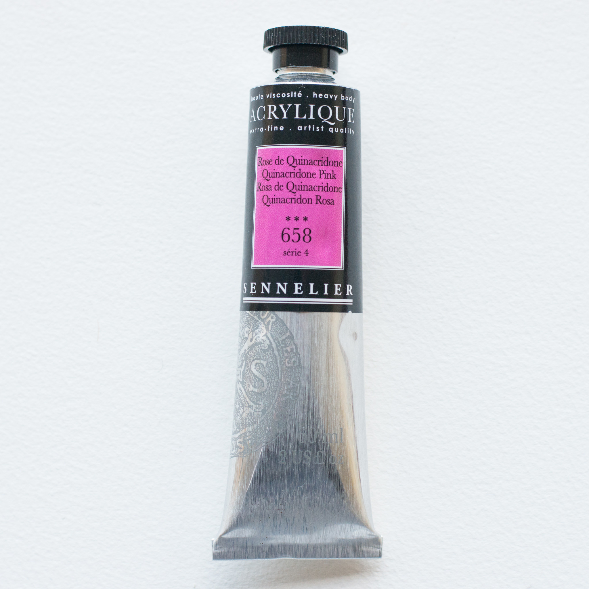 SENNELIER Acrylique Extra fine Tube 60ml Rose Quinacridone S4