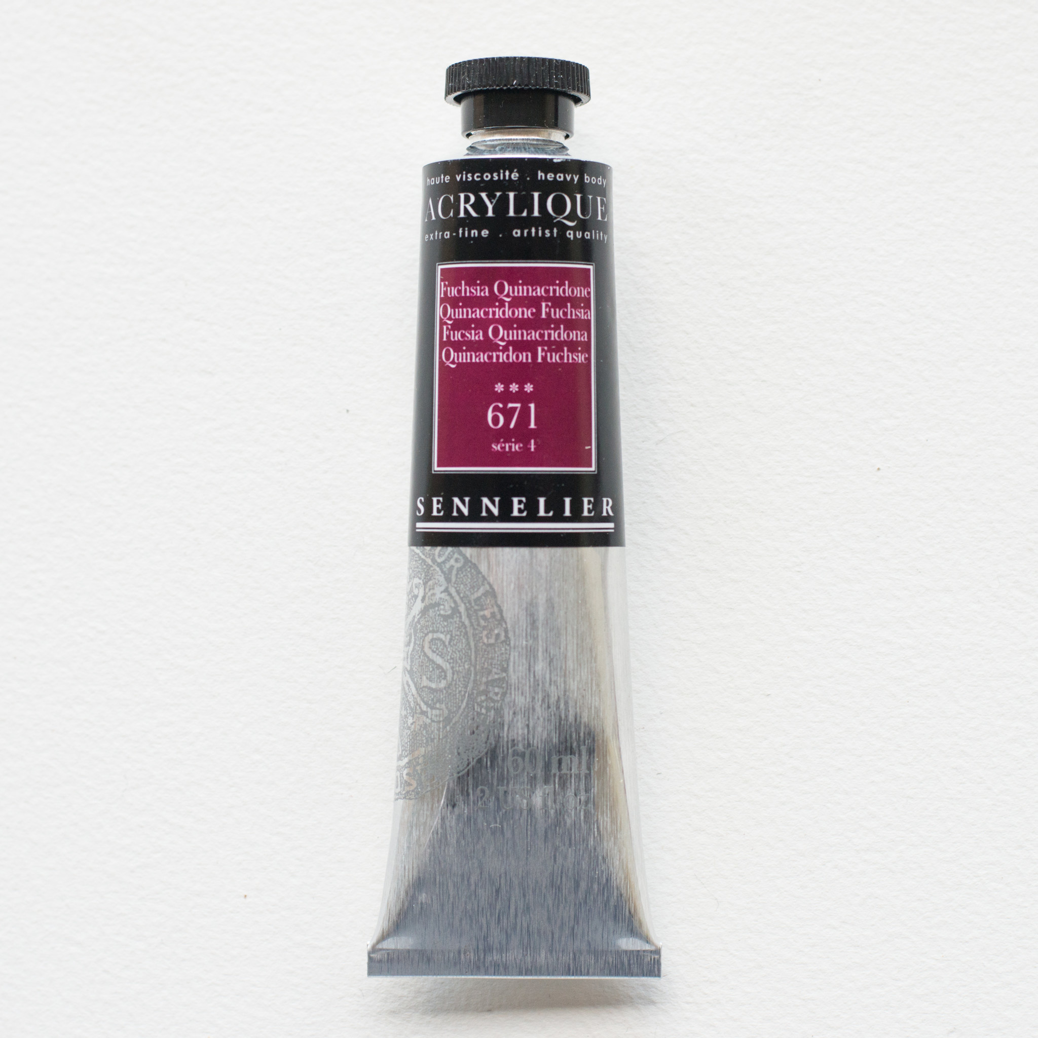 SENNELIER Acrylique Extra fine Tube 60ml Fuchsia Quinacridone S4